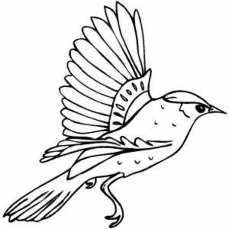 Free Flying Bird Coloring Pages >> Disney Coloring Pages