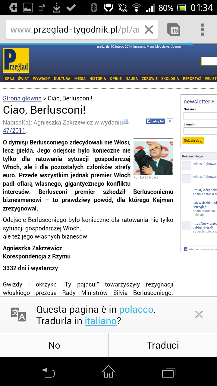 Ciao Berlusconi!