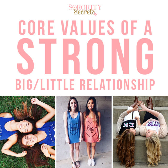 The Sorority Secrets Core Values of a Strong Big/Little Relationship