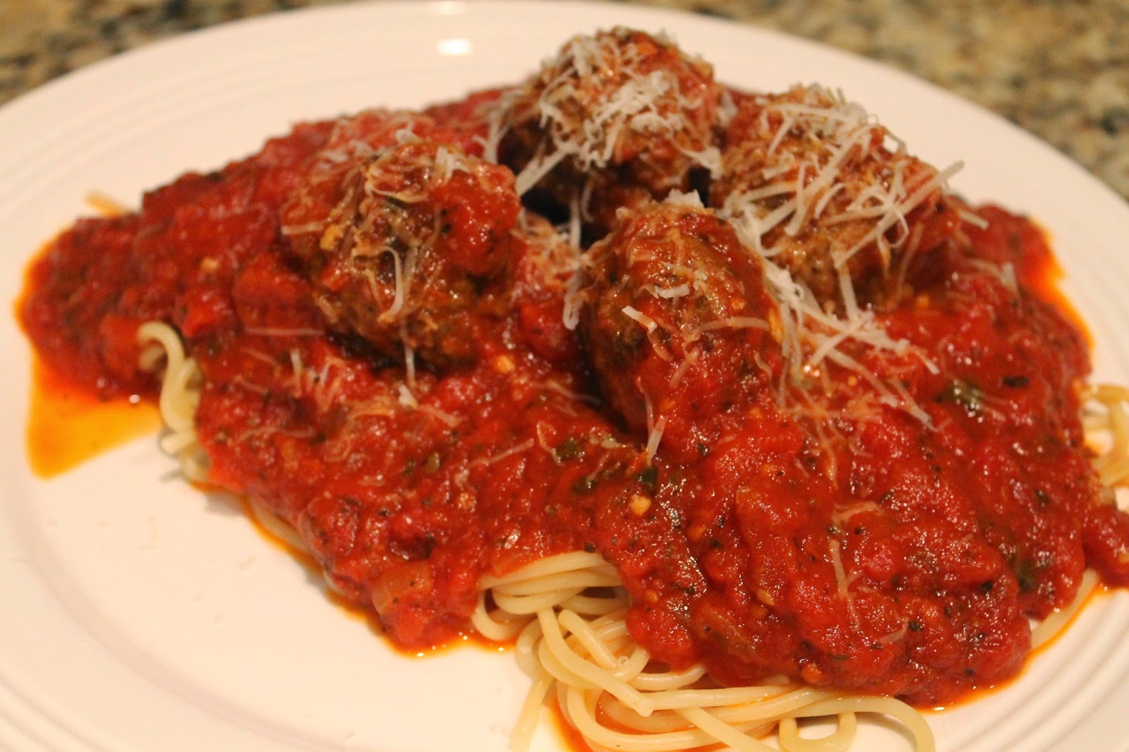 Notes from the Nelsens Spaghetti & Meatballs + Homemade Sauce Recipe