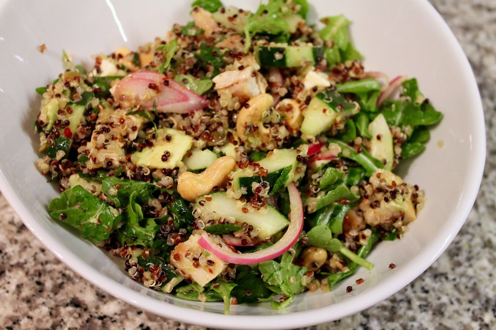 Cook In / Dine Out Quinoa Salad with Chicken and Vegetables