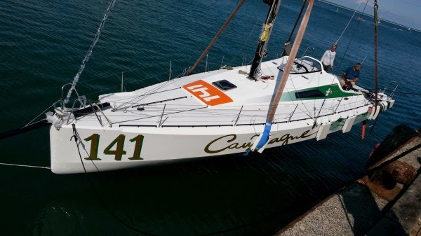 En route pour la Route du Rhum pour Campagne de France. En route pour la Route du Rhum pour Campagne de France.