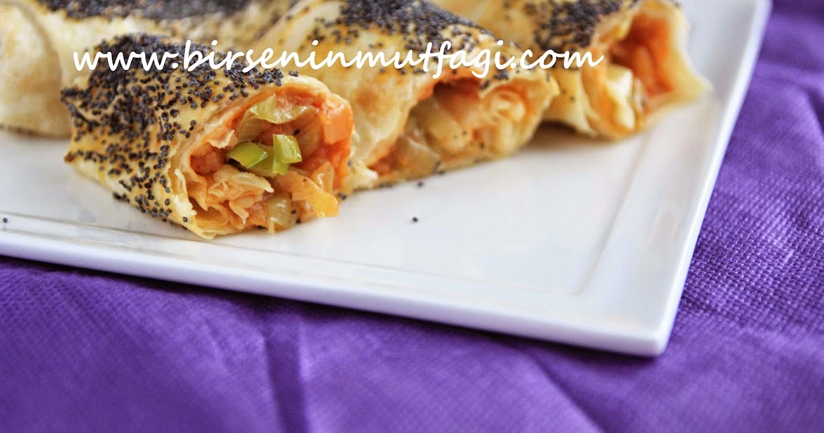 BİRSENCE RESİMLİ YEMEK TARİFLERİ PATATESLİ PIRASALI BÖREK
