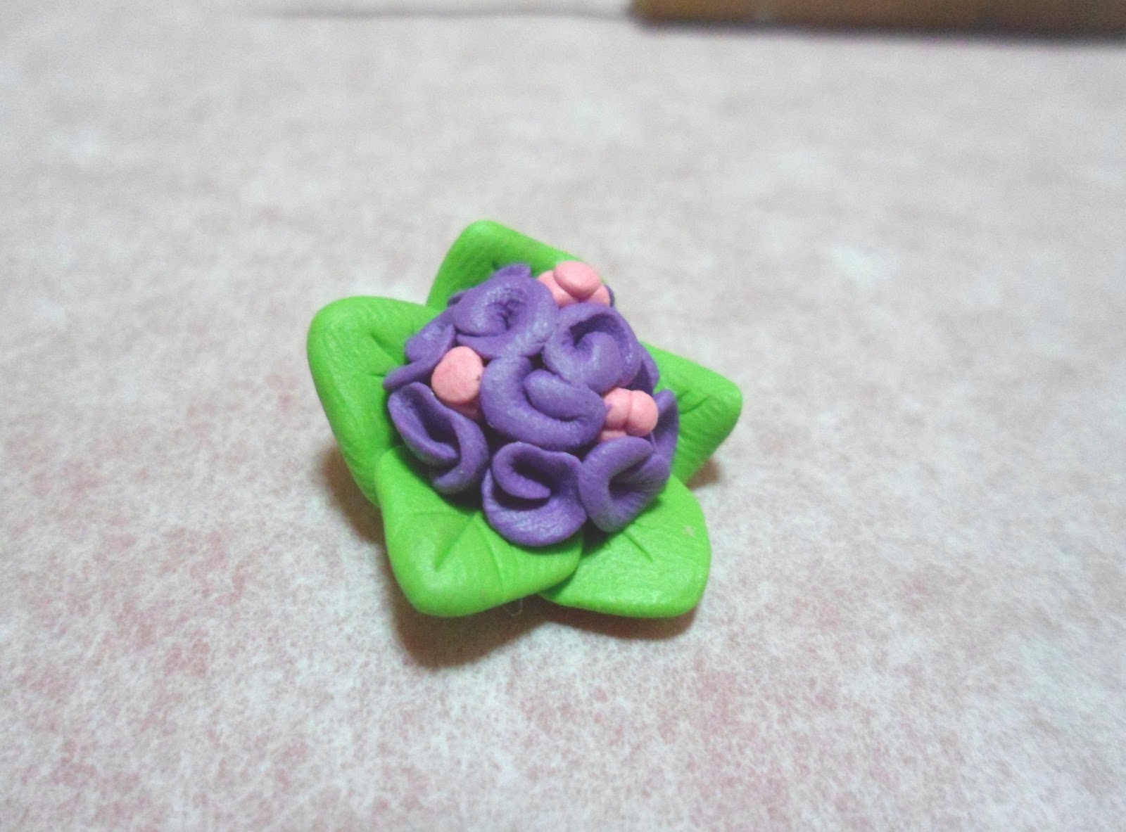 Geraldine Cassandra Flower bouquet clay tutorial