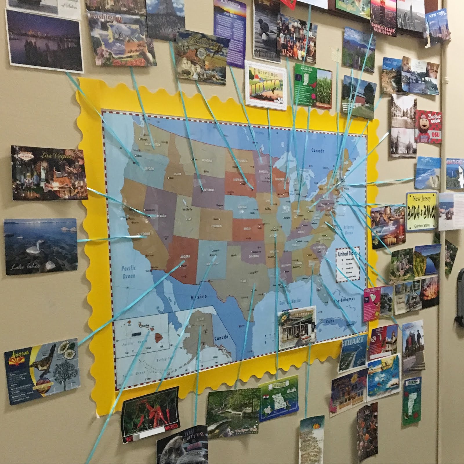 Teaching by the Bay Classroom Postcard Exchange