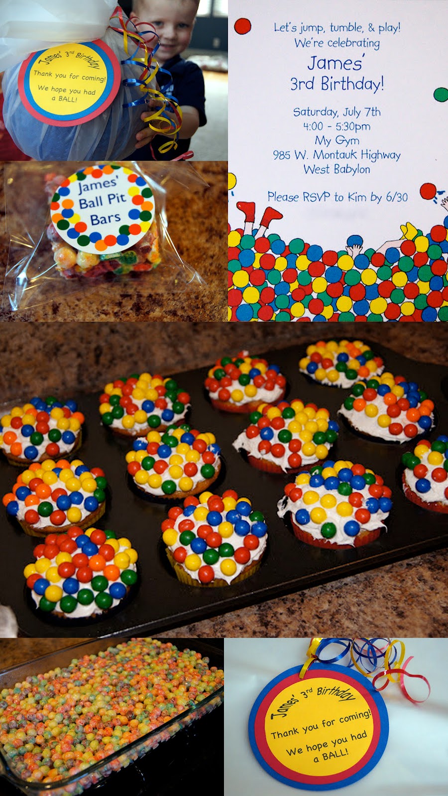 TryItMom JD's Ball Pit 3rd Birthday Party