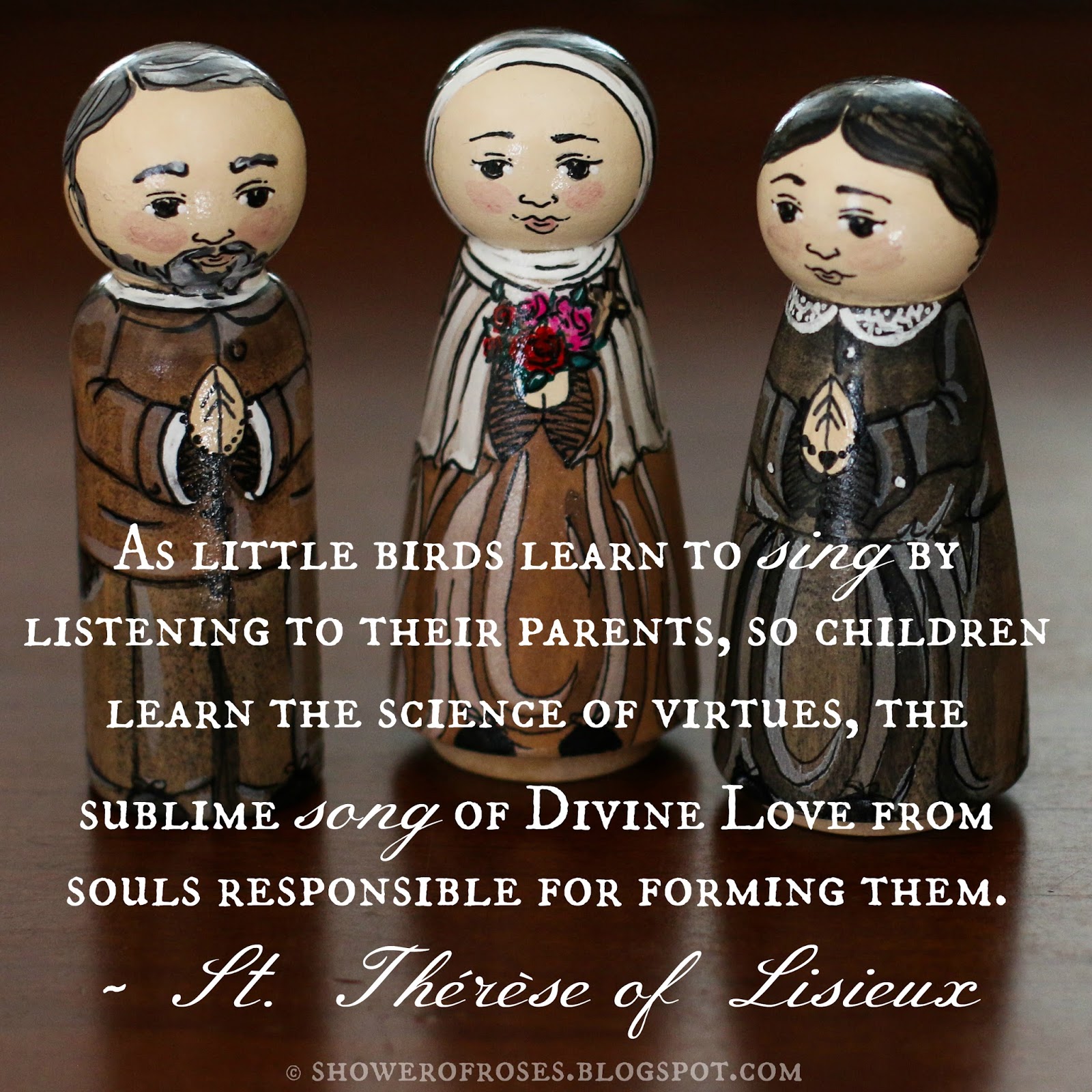 Shower of Roses Commemorating the Canonization of the Parents of Saint