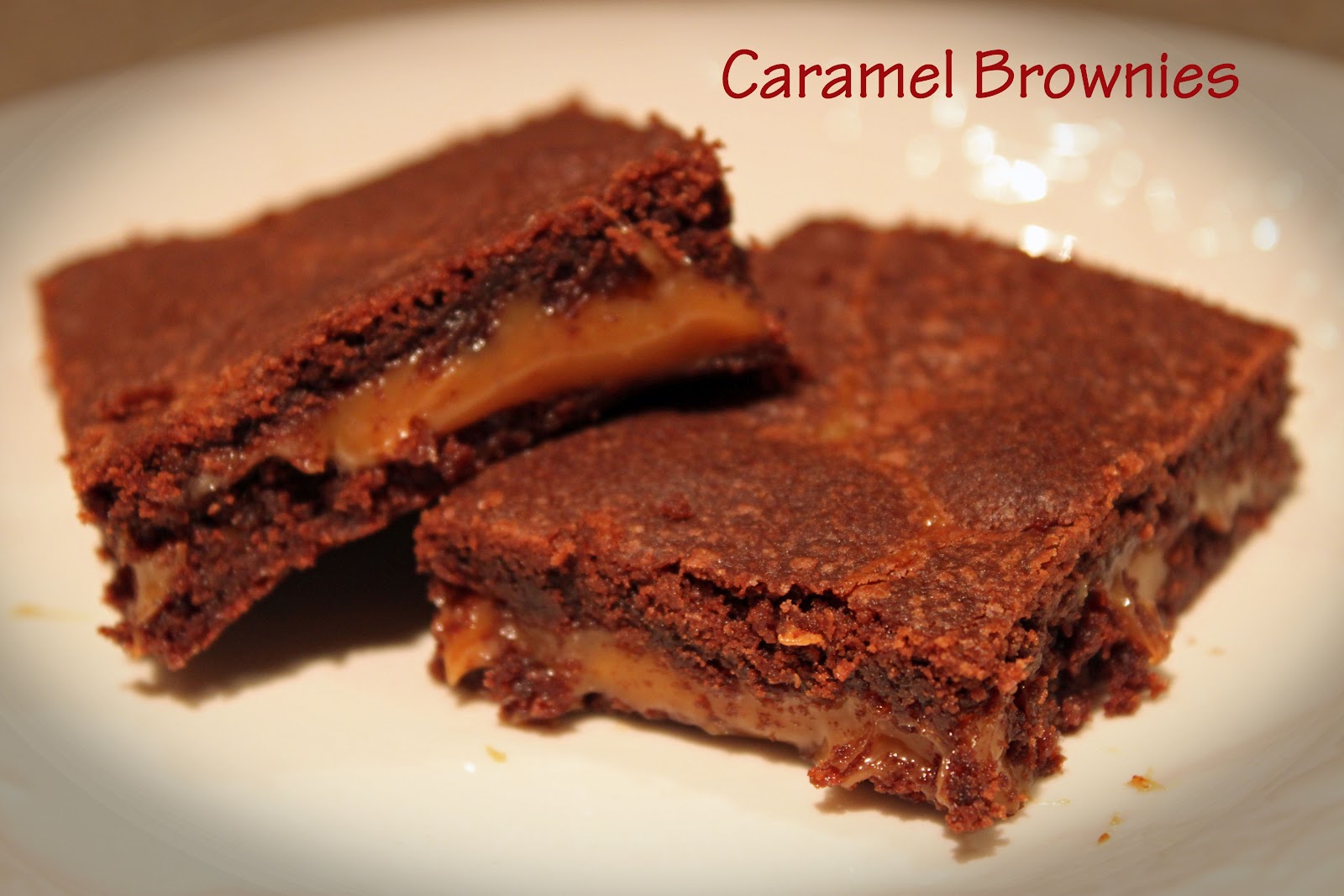 Girls in Aprons Caramel Brownies