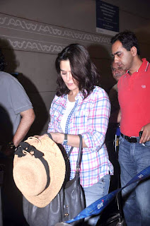 Preity Zinta spotted at the airport  