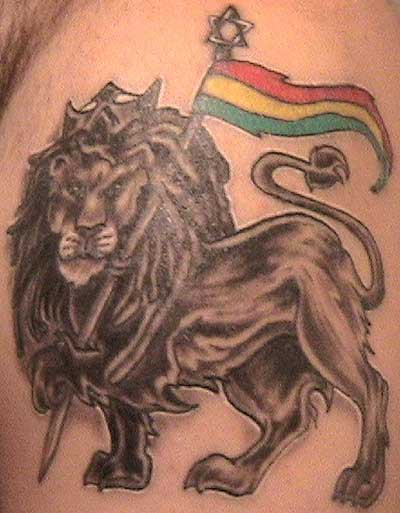 Lion tattoos designs animal shapes black for girls