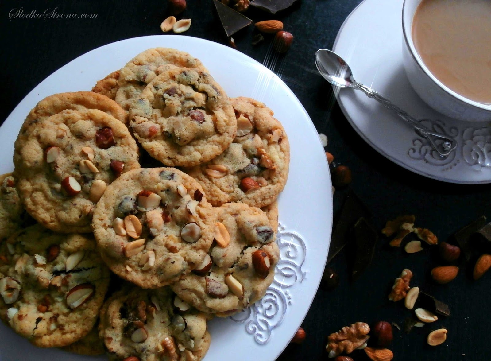 Amerykańskie Ciasteczka z Orzechami i Czekoladą - Chocolate Chip Cookies