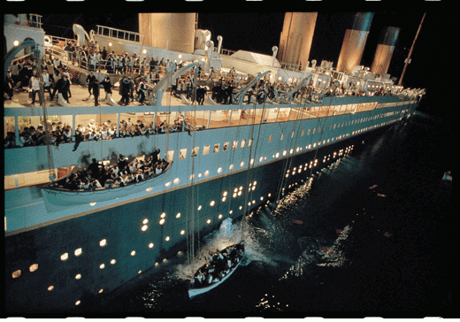 Titanic Film Sinking