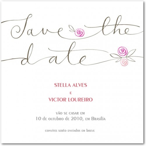 save the date editar