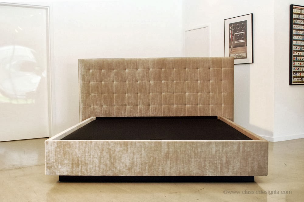 classic design Custom Tufted Headboard & Box spring