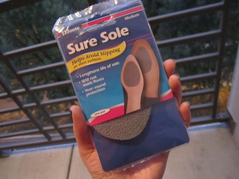 anyone have any ideas to fix slippery soles on the bottom of boots or