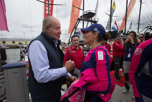 Crown Princess Victoria of Sweden met with King Juan Carlos of Spain 