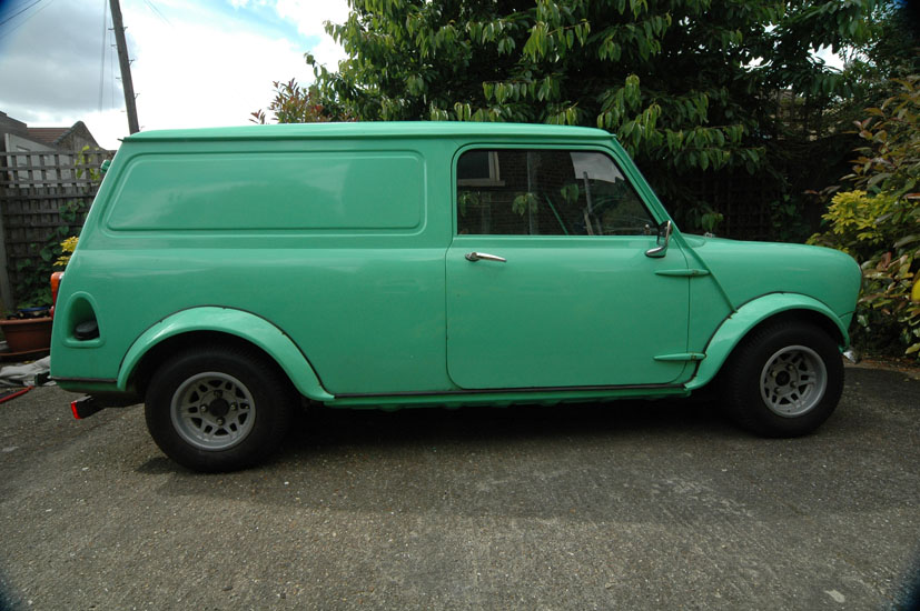 Mr Motor Tweeter 1980 Peppermint Austin Mini Van for sale