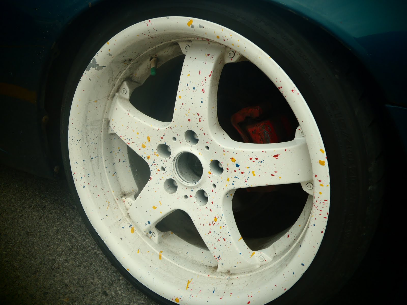 paint splatter how to