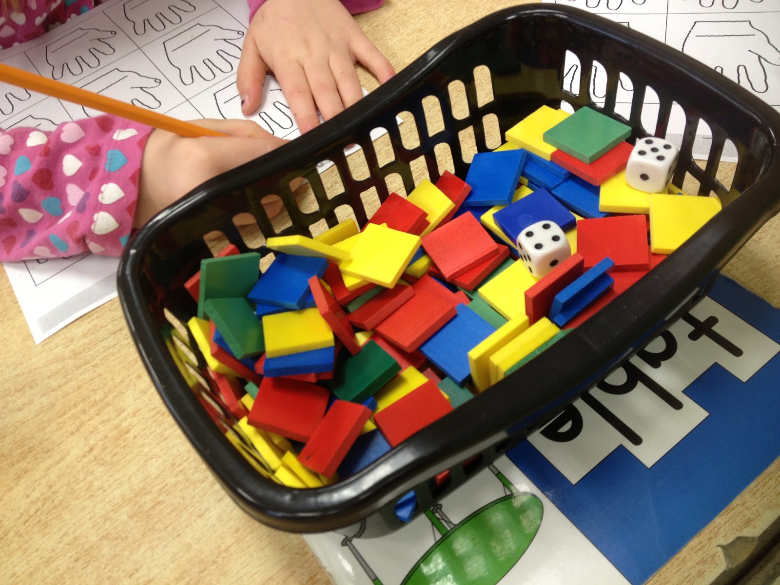 Play To Learn In Kindergarten Math Bins.........