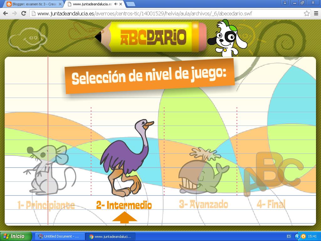 Importancia de actividades (SWF)