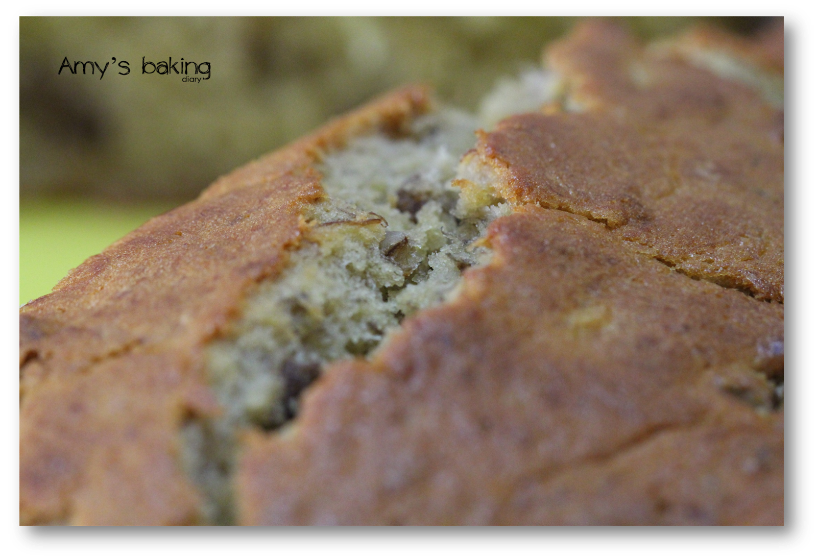 Amy Baking Diary Banana Cake