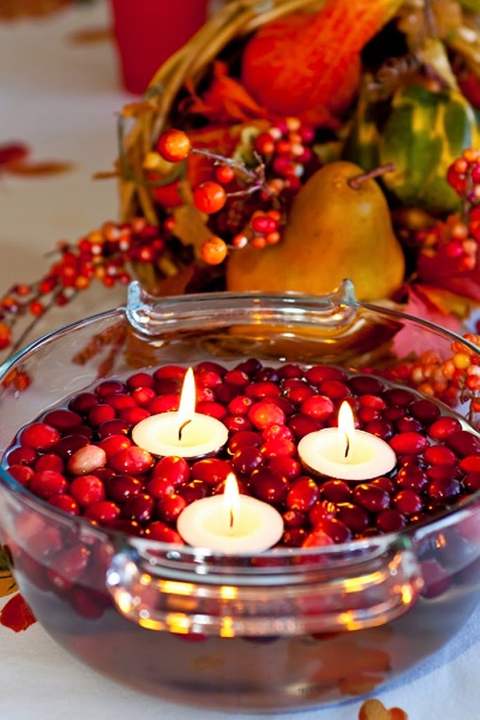 Thanksgiving Centerpiece Cranberries : Decata designs diy thanksgiving centerpieces