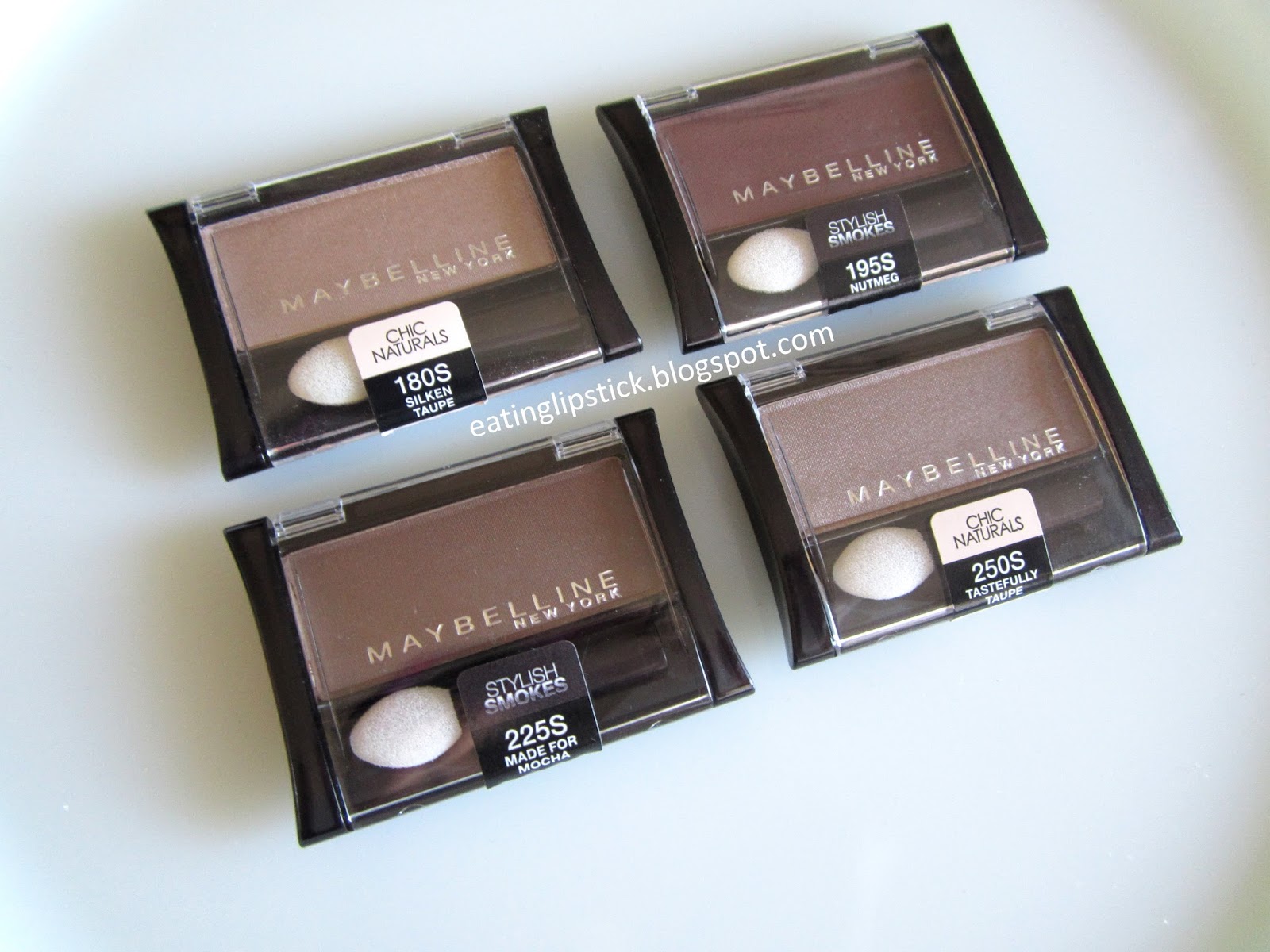 Eating Lipstick Maybelline Expert Wear Single Eyeshadows