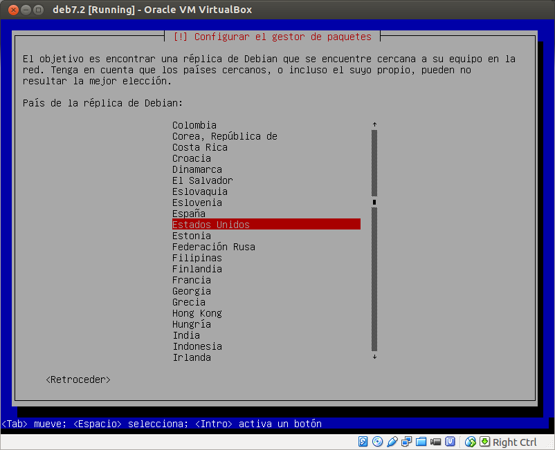 DriveMeca instalando Debian Wheezy 7.2