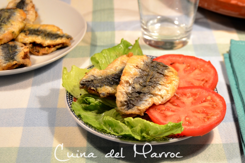 Receptes de cuina del Marroc Sardines dobles a la chermoula
