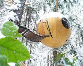 Wooden Sphere House