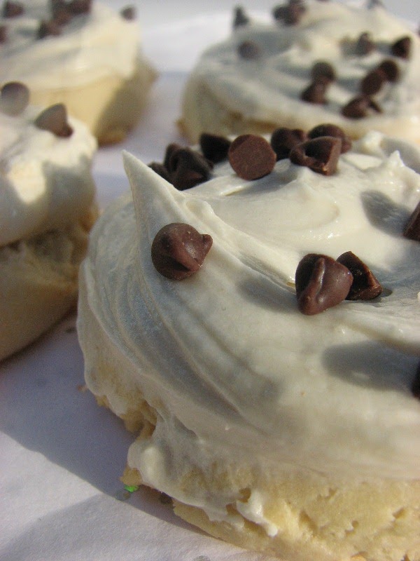 Heidi Bakes Soft Sugar Cookies with Cookie Dough Frosting