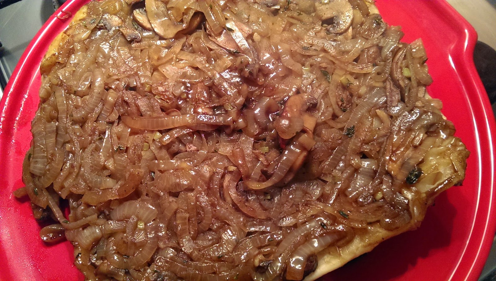 eat quaff laugh Caramelised Onion And Mushroom Tarte Tatin