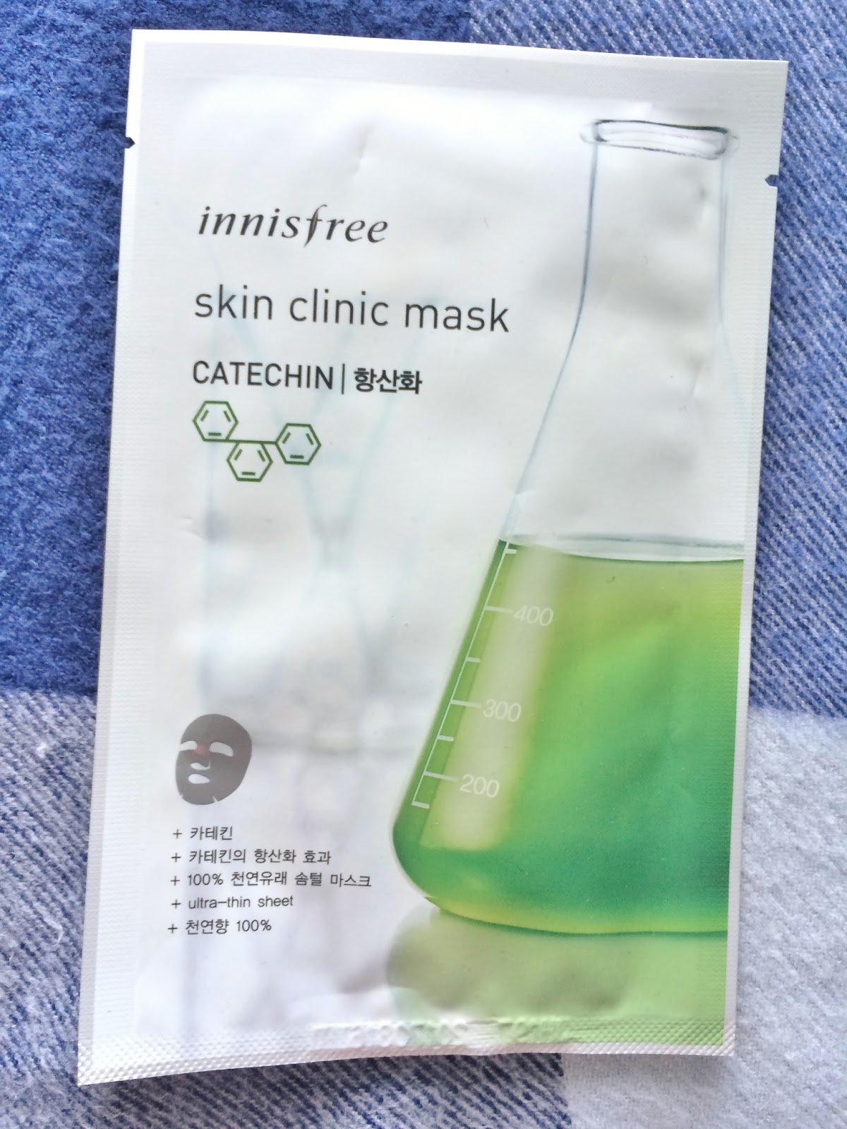 Innisfree Skin Clinic Catechin Sheet Mask Daily dose of what I love