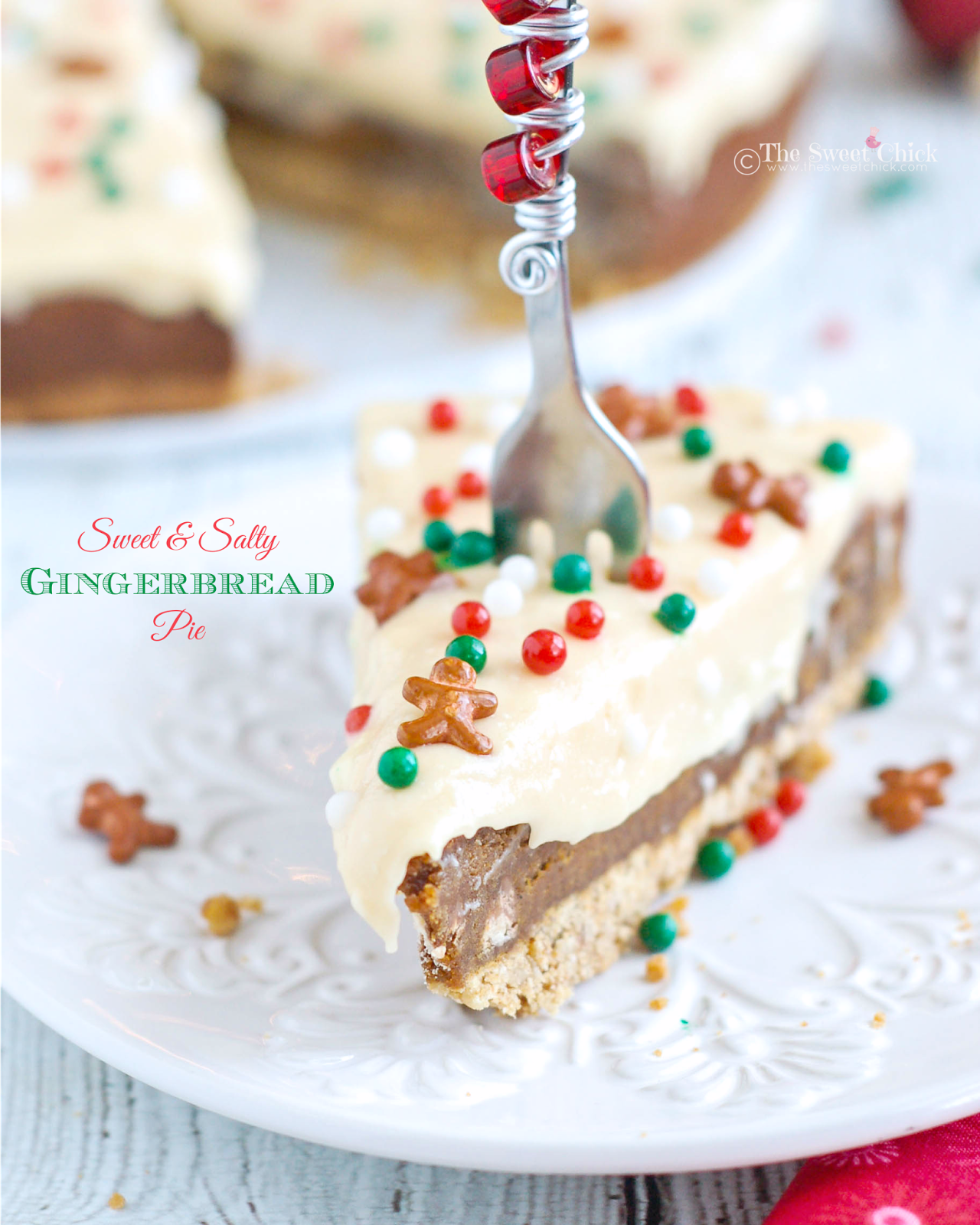 Sweet and Salty Gingerbread Pie by The Sweet Chick