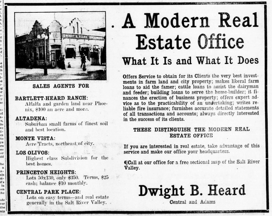 The Heard Museum, Dwight and Maie Heard, and the Suburban Realty