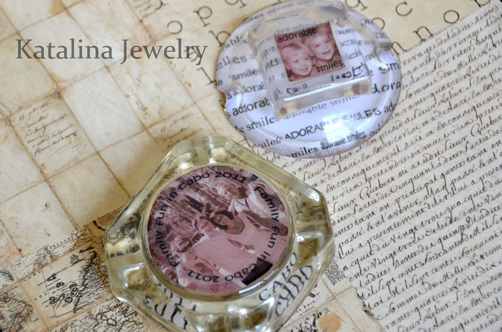 Katalina Jewelry tutorials Photo Paperweight Tutorial