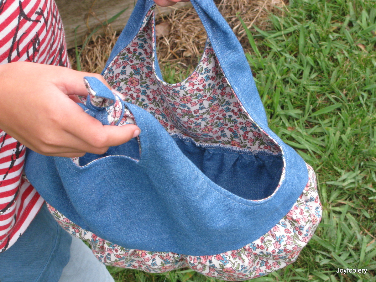Joyfoolery Tutorial Knot Tie Bag