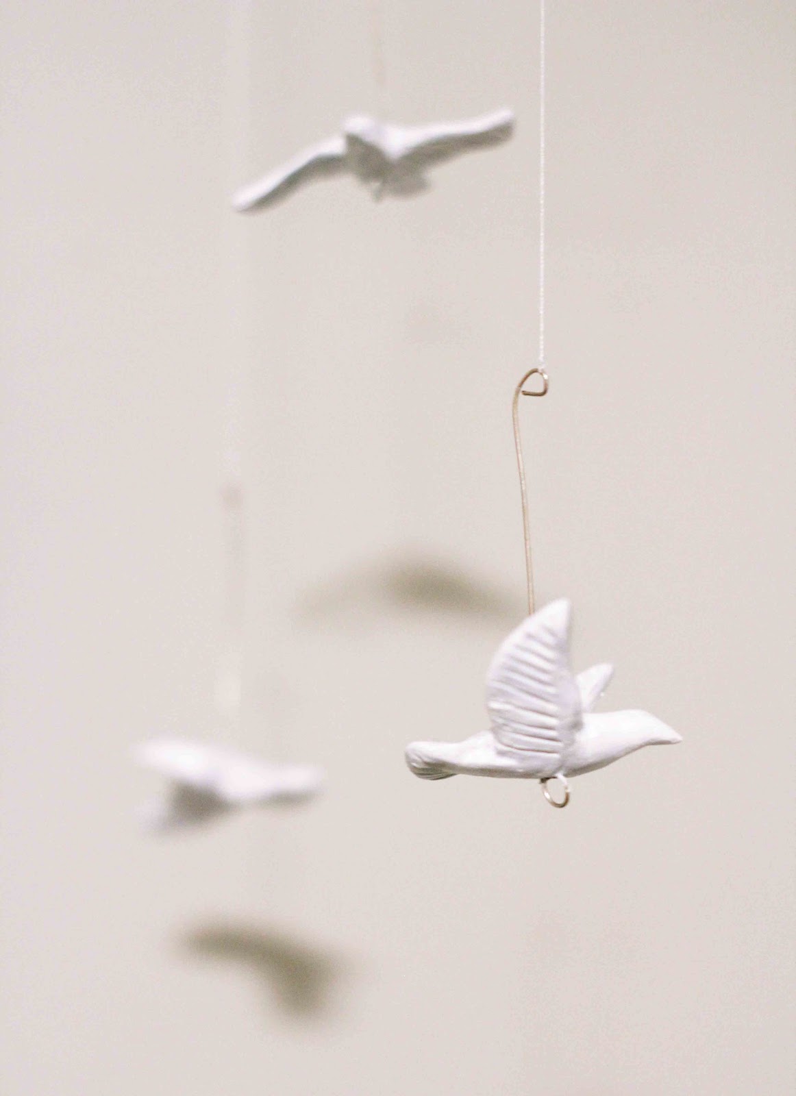 Little Projectiles Clay Bird Mobile