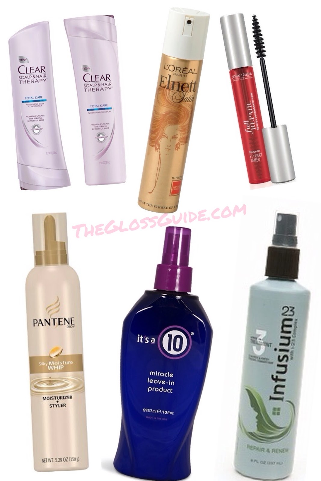 THE GLOSS GUIDE Best Drugstore Hair Products