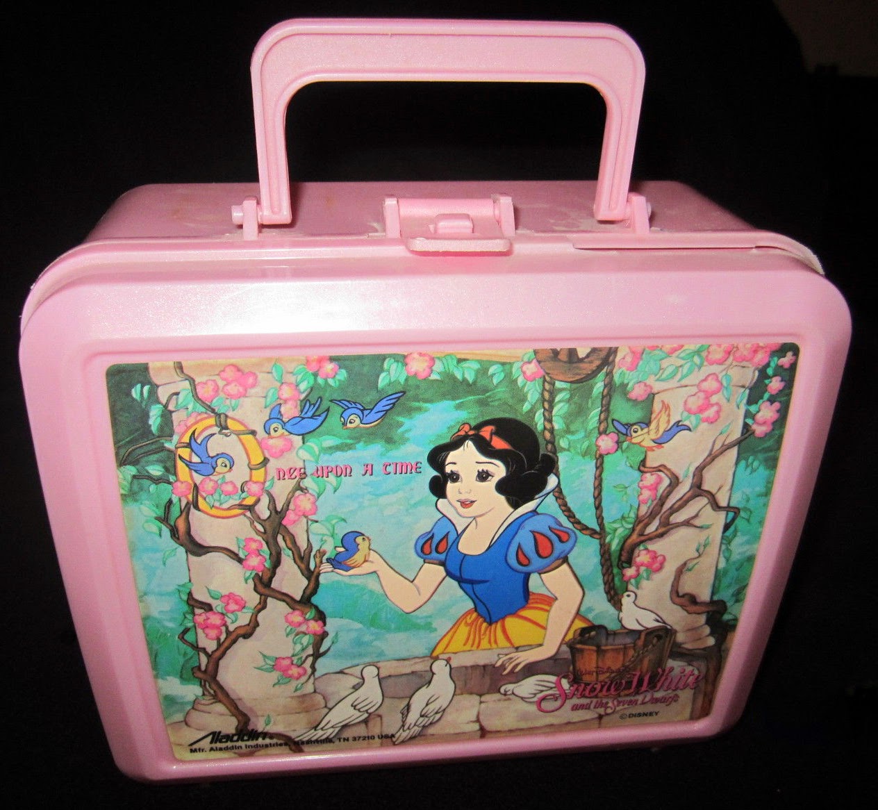 Filmic Light Snow White Archive 1990s Snow White Plastic Lunchbox by