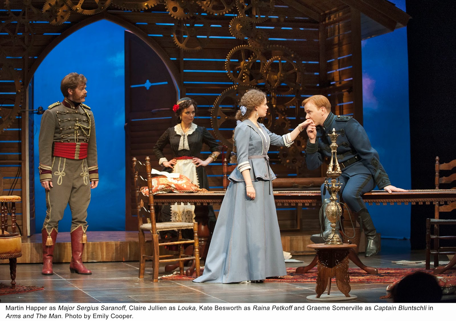 JAMES KARAS REVIEWS AND VIEWS ARMS AND THE MAN REVIEW OF SHAW