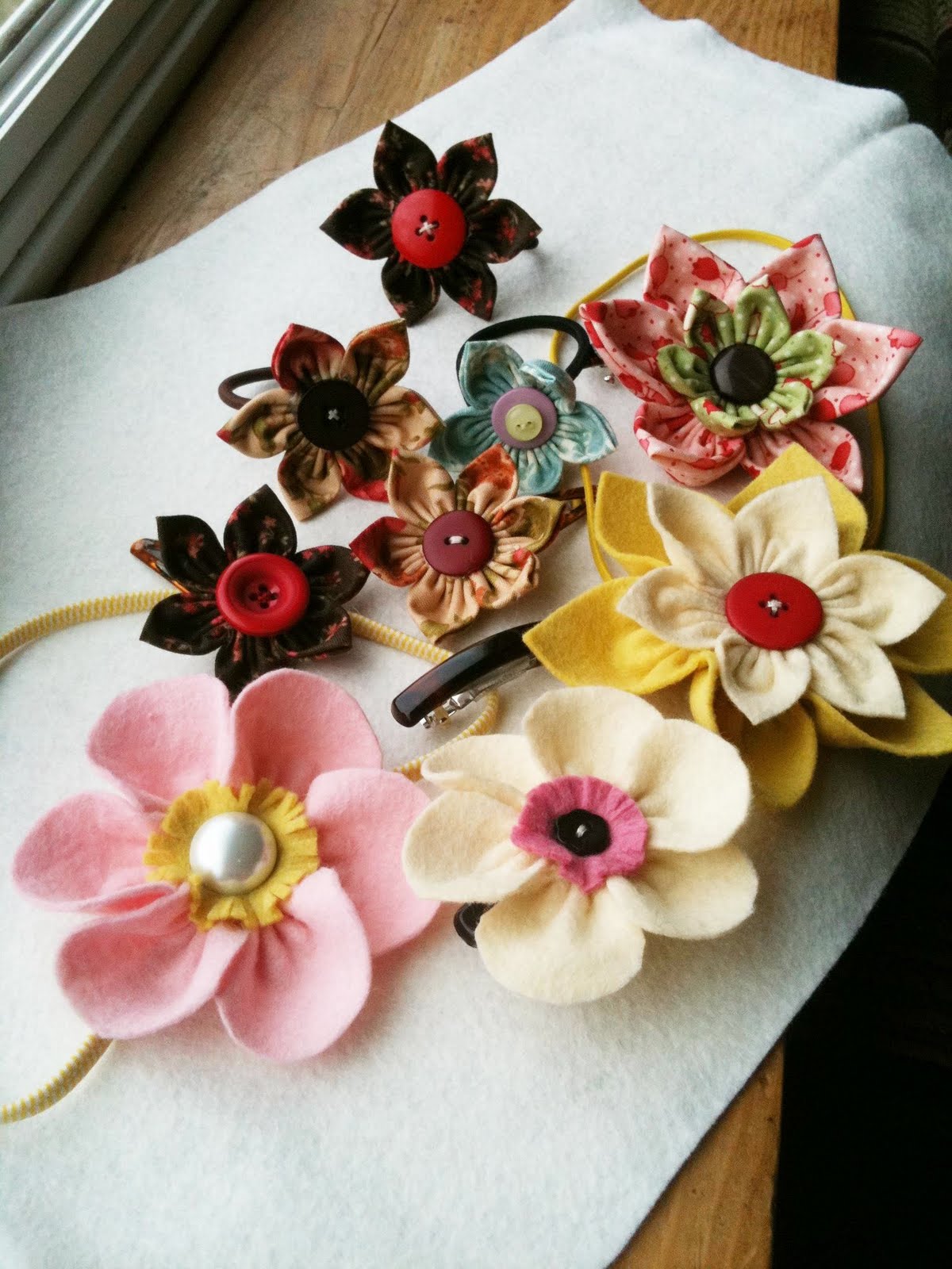 Sewing Felt Flowers