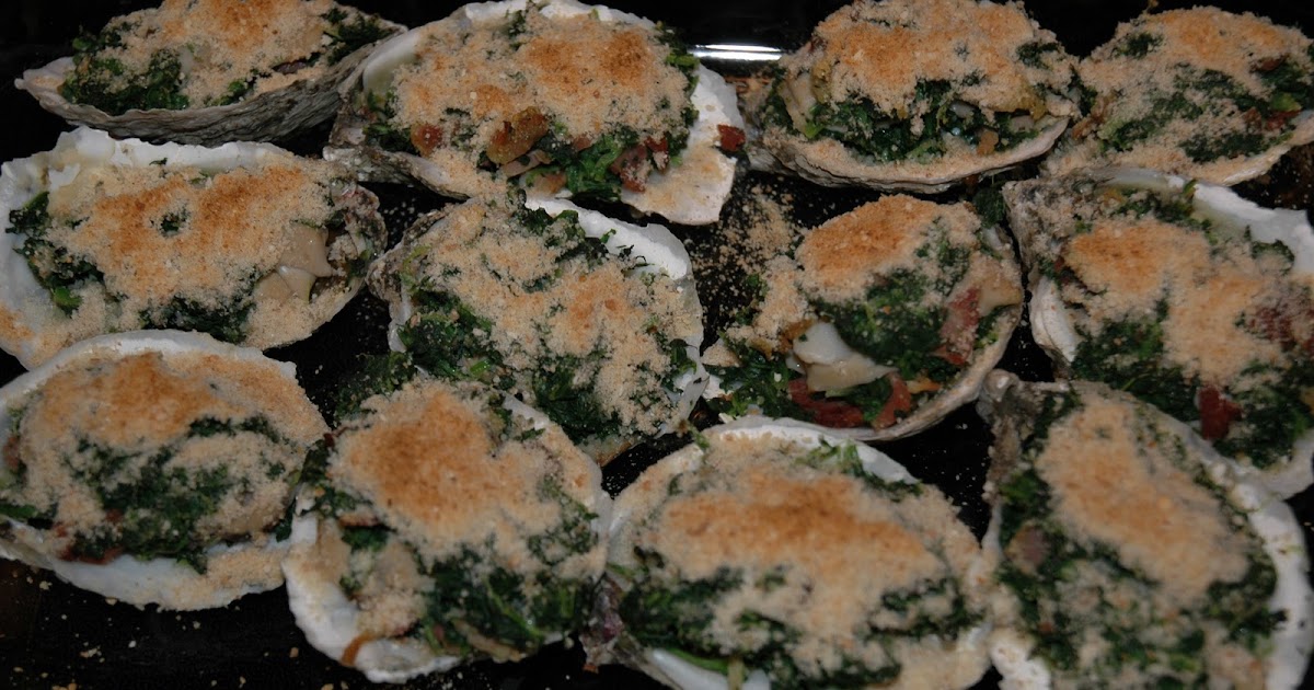 Sue's Kitchen Digest Oysters Rockefeller