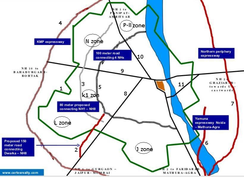 NEW ZONES DELHI