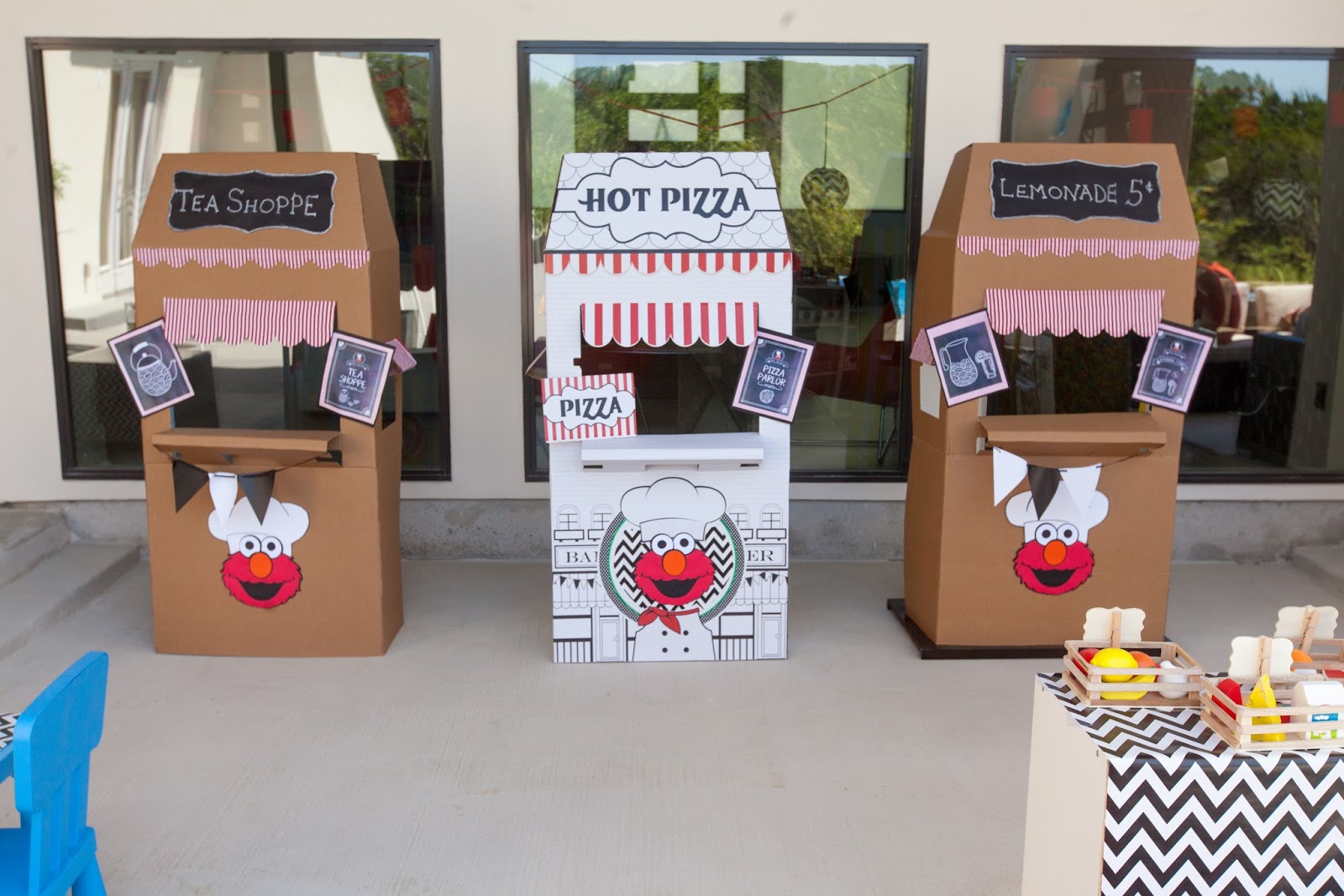 The Party Wall Chef Elmo Play Kitchen Birthday Party