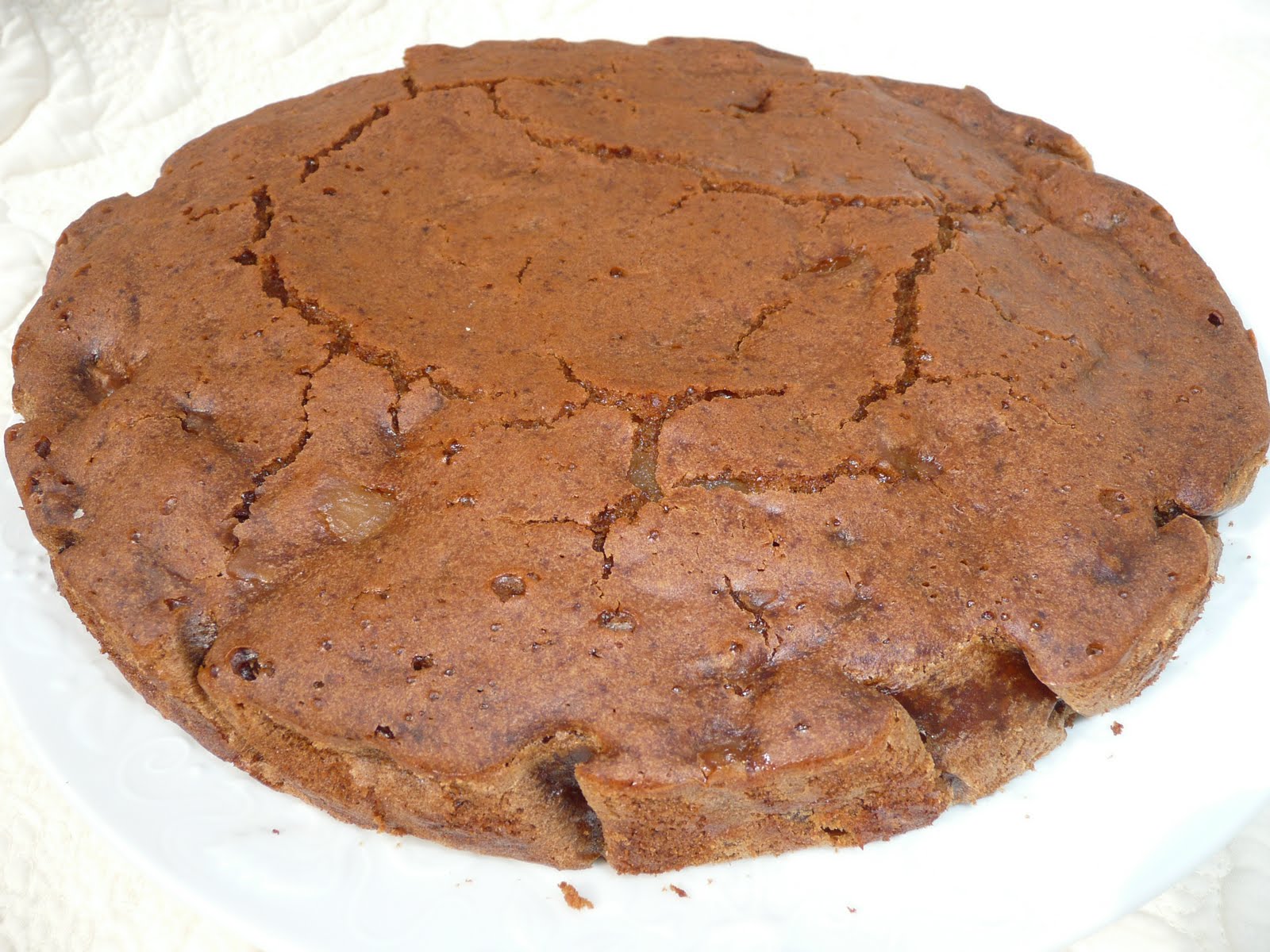 Everyday Dutch Oven Caramel Apple Gingerbread