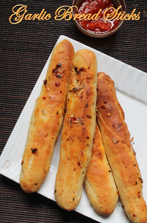 Garlic Soup Sticks Recipe Easy & Soft Garlic Breadsticks Recipe