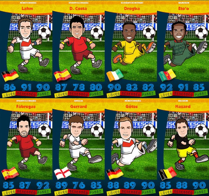 Football Cartophilic Info Exchange Tesco (Hungary) Cselezz a