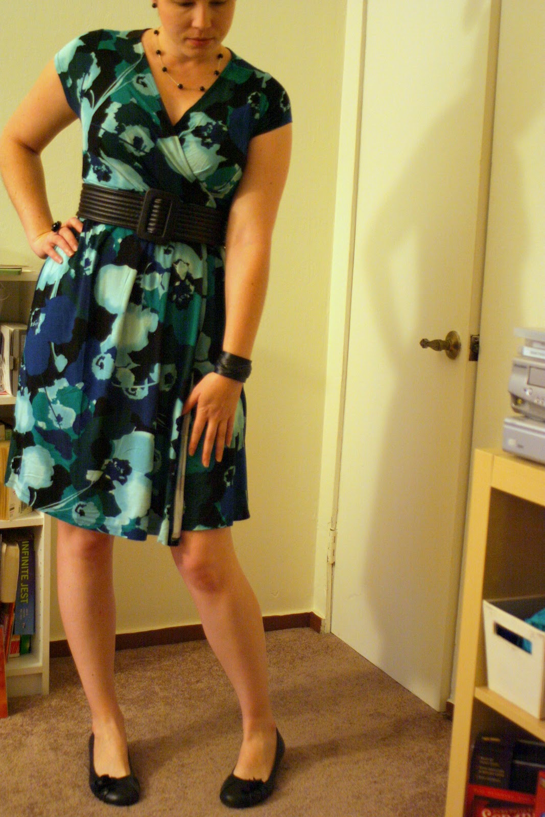 Daily DressUp Floral Dress, Green Pants, and TIPS!