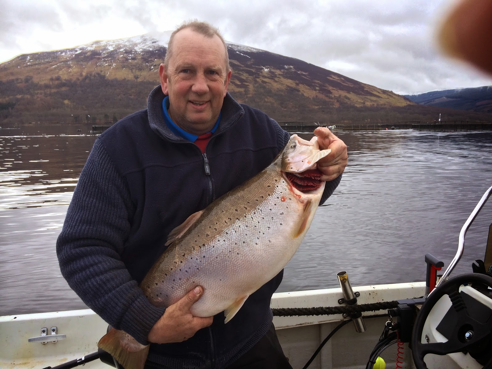 April 2015 Fish of the Month Entry Loch Earn Trout